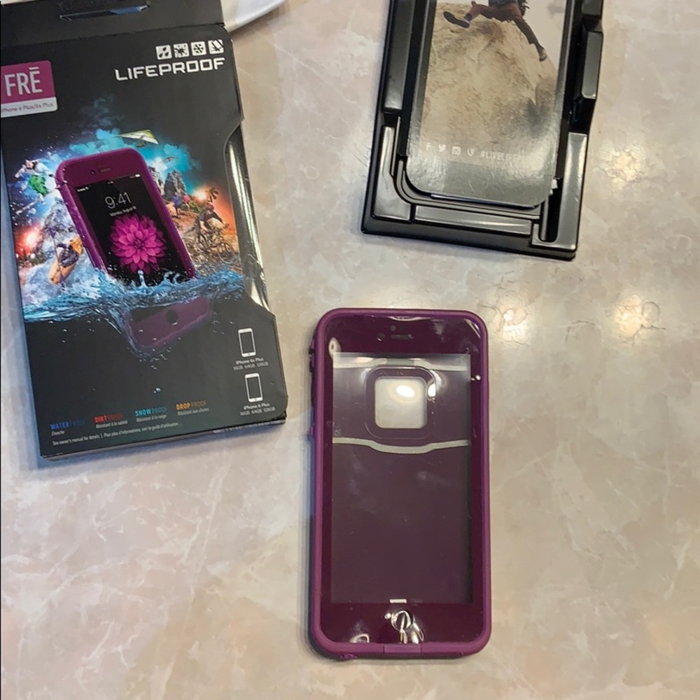 purple lifeproof case for iPhone 6 plus/6s plus
